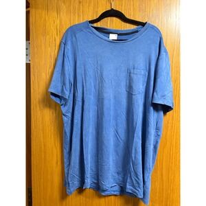 VRST Pocket T-Shirt Soft Casual Everyday Top Blue Mens XX-Large